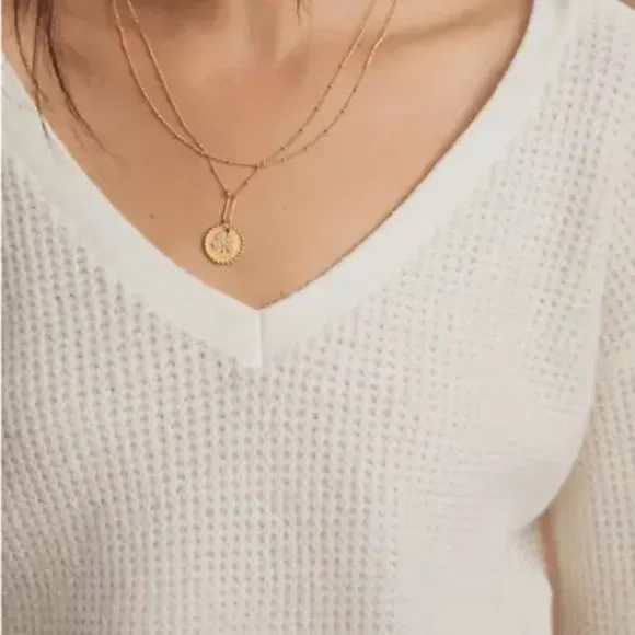 ANTHROPOLOGIE MAEVE CROSS BACK SWEATER - Picture 2 of 11